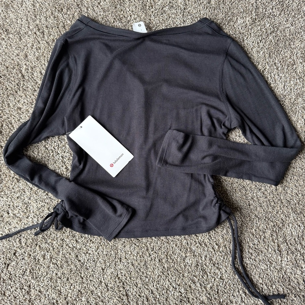 Lululemon Side Cinch Ribbed Cardigan - Picture 3 of 6